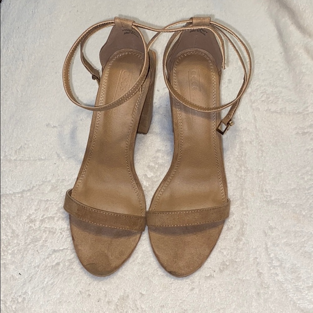 Asos barely there heeled sandals